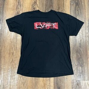 Live Fit Apparel T-Shirt Mens XL LVFT logo Black Graphic Tee Lifestyle
